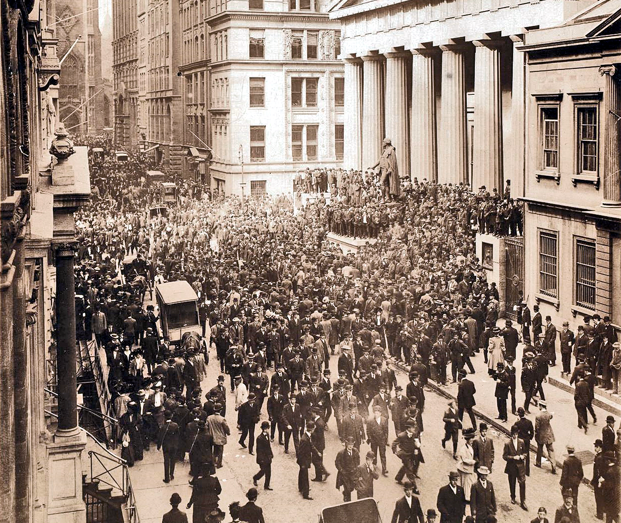 Khủng hoảng ngân hàng 1907 (Bank Panic of 1907) là gì? Liên hệ với Cuộc khủng hoảng tài chính 2008 - Ảnh 1.