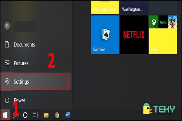 Cách cài mật khẩu cho Windows 10 Bước 1