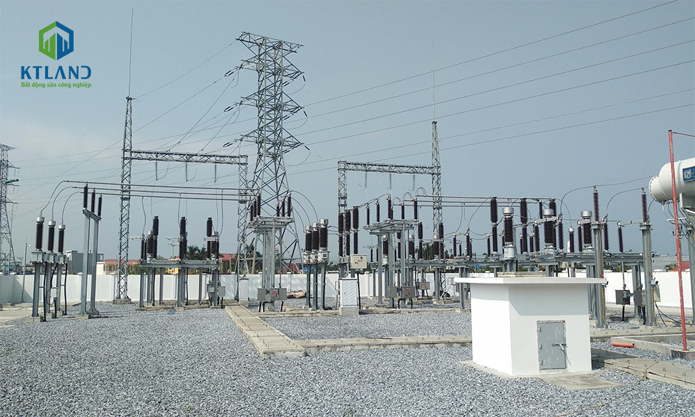Hệ thống trạm điện công suất lớn trong khu công nghiệp An Khánh