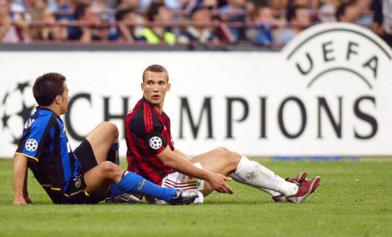 Milan và Inter Milan ở trận bán kết UEFA Champions League 2002-03,