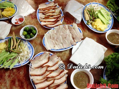 Bánh tráng cuốn thịt heo - Món ăn đặc sản nổi tiếng ở Đà Nẵng: Du lịch Đà Nẵng nên ăn món gì?