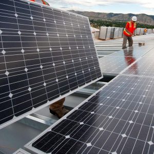 Sơ đồ cách sản xuất điện từ năng lượng mặt trời