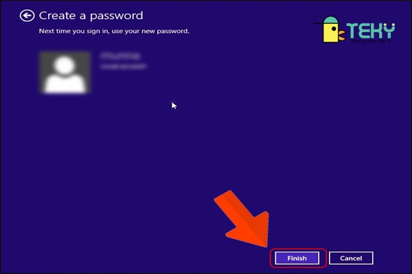 Cách cài mật khẩu cho Windows 8.1 Bước 3