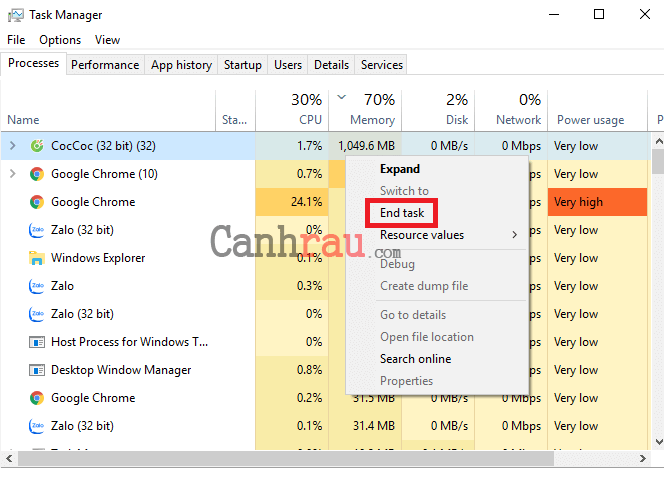 Cách giải phóng RAM cho máy tính Windows hình 4