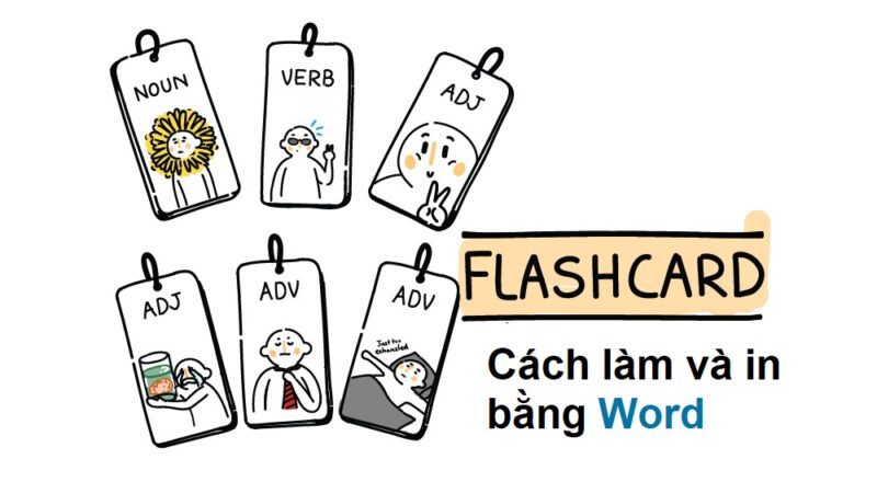 cach lam Flashcard bang Word 00