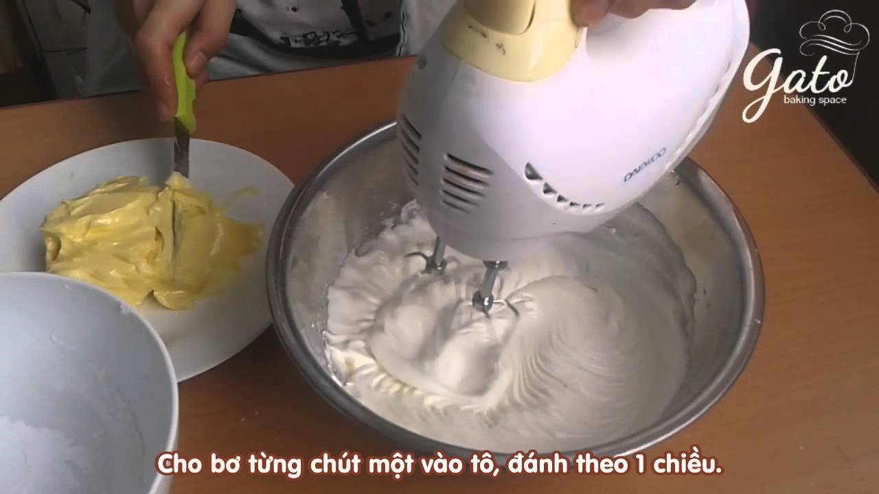 cách làm kem bánh sinh nhật