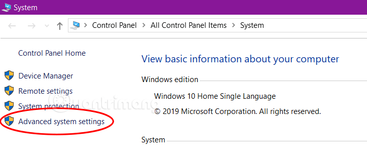 Bỏ hiệu ứng động trên Windows 10