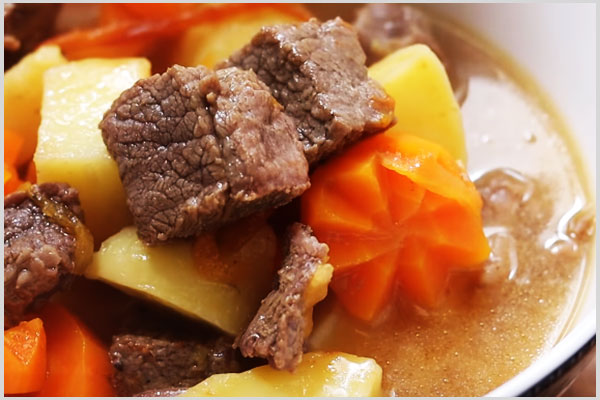 cách nấu món thịt bò hầm rau củ