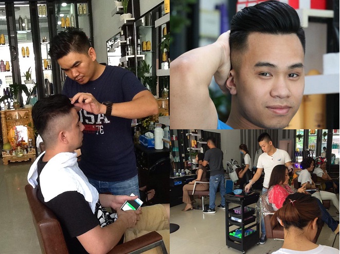 cắt tóc nam tại Hoàng Seoul hair salon
