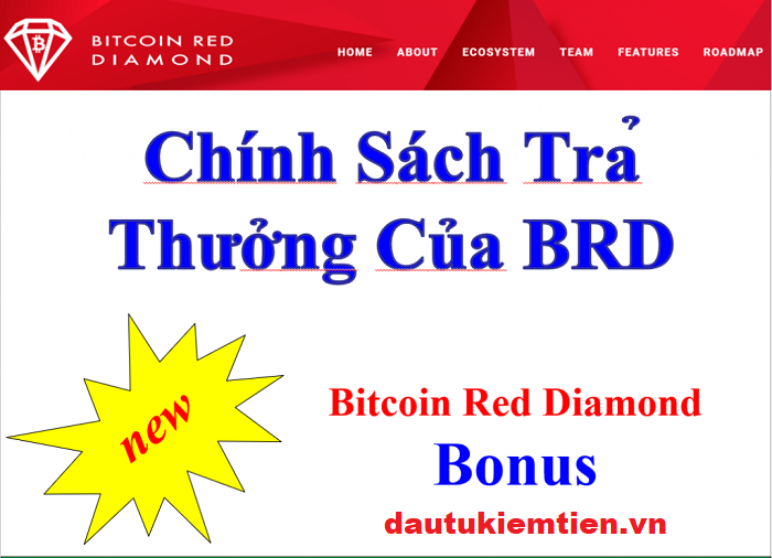 Chính sách đổi trả thưởng của Bitcoin Red Diamond