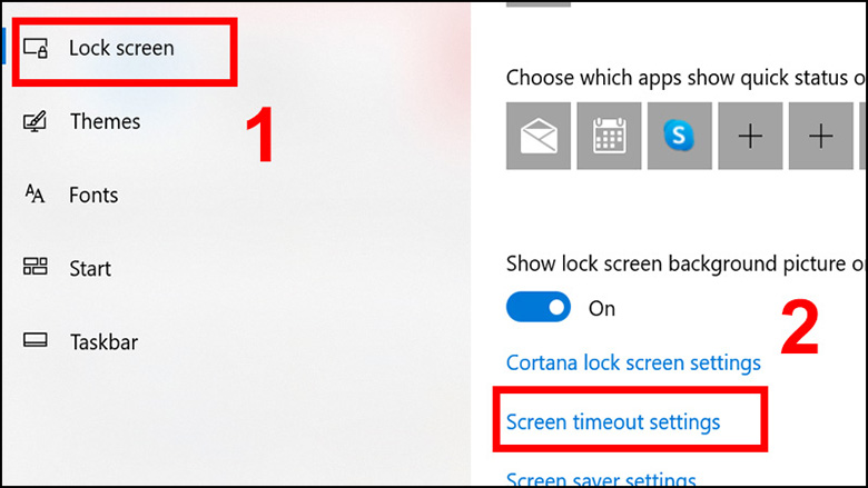 Cách chỉnh laptop không tắt màn hình bằng Settings bước 3