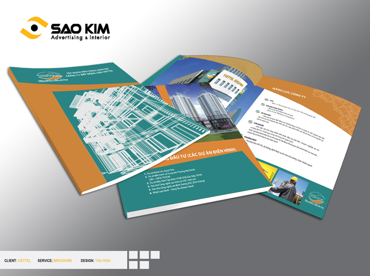 Thiết kế Bộ Sale Kit: Thiết kế Profile Viettel Land