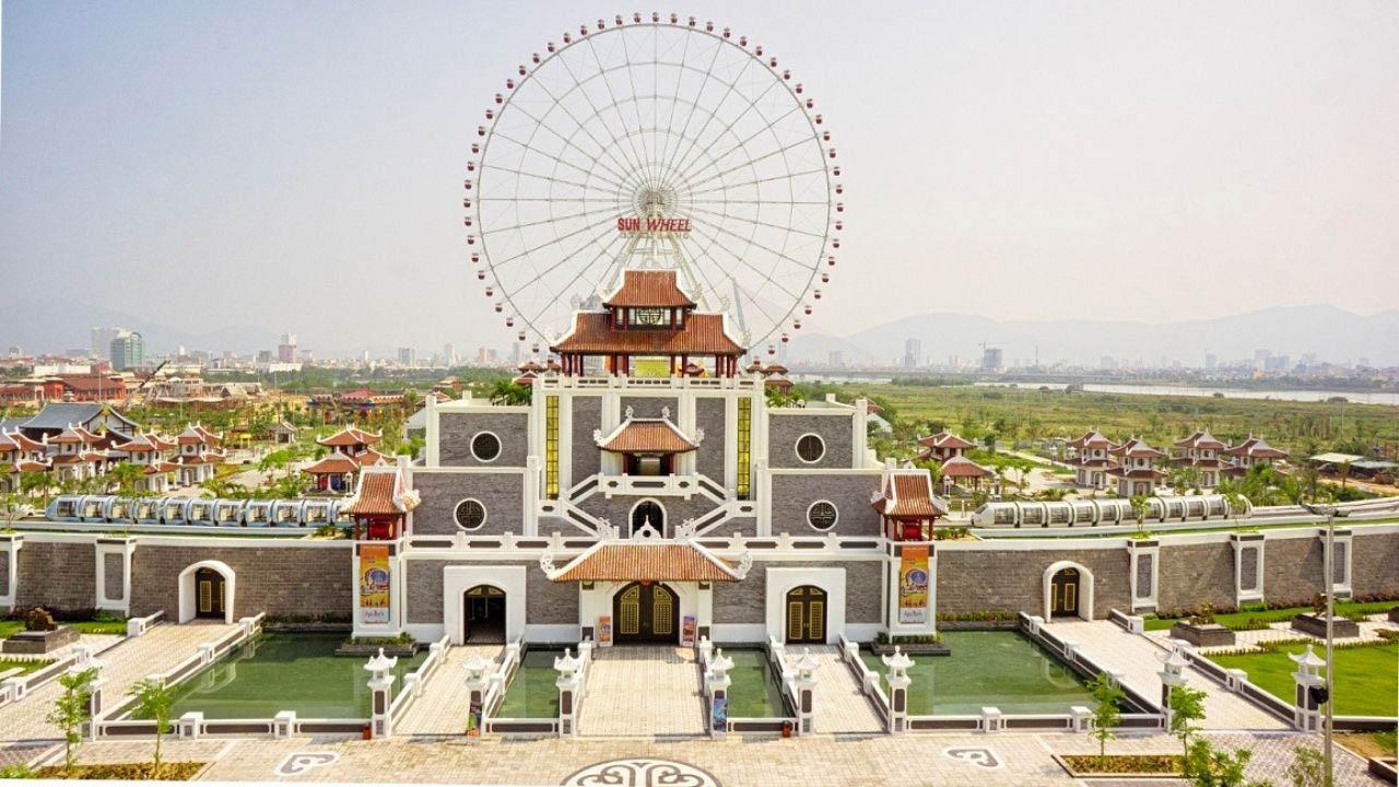 Asia Park là khu vui chơi mang đẳng cấp quốc tế tại Đà Nẵng. Nguồn: Internet