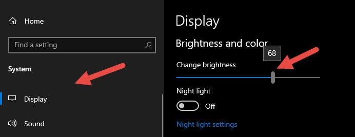 Điều chỉnh độ sáng màn hình trong phần Settings của Windows - Ảnh 2