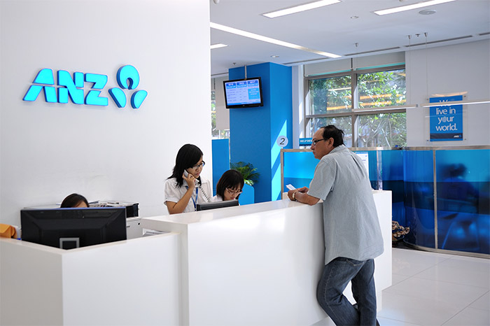 Ngân hàng ANZ không làm việc thứ 7 nhưng các giao dịch online vẫn được tiến hành như bình thường.