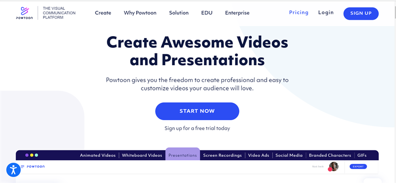 Powtoon: Phần mềm tạo video hoạt hình online
