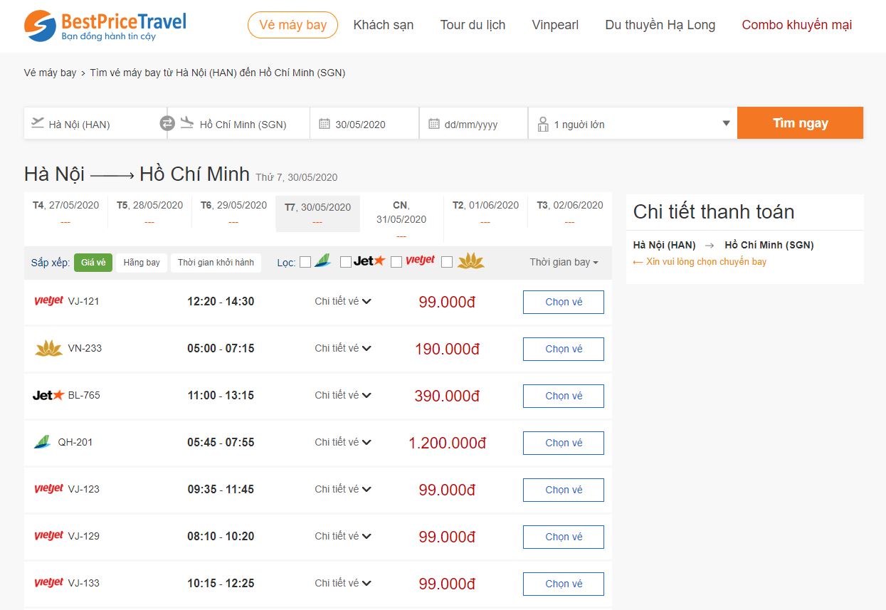Đặt vé máy bay giá rẻ tại danangchothue.com