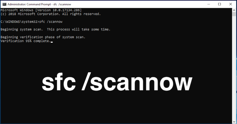 Sử dụng SFC để phát hiện file hệ thống bị lỗi