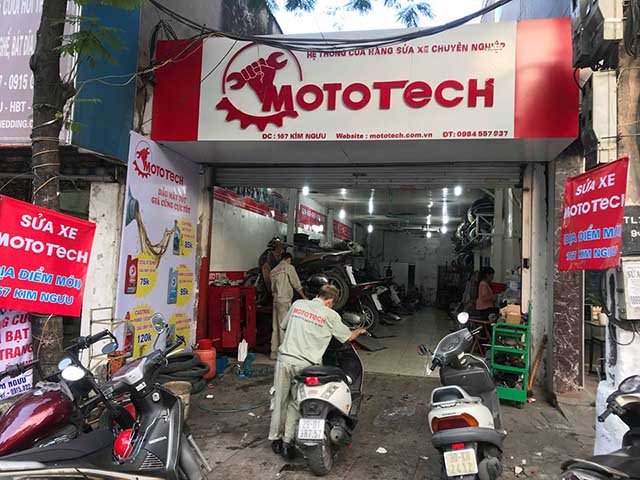 Mototech - cơ sở sửa chữa xe máy uy tín