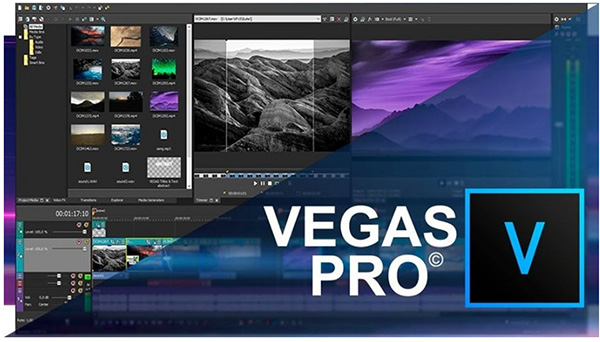 Phần mềm ghép ảnh thành video trên máy tính miễn phí Sony Vegas Pro