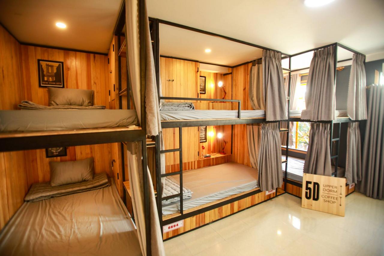 5d hostel đà nẵng - phòng giường tầng dorm