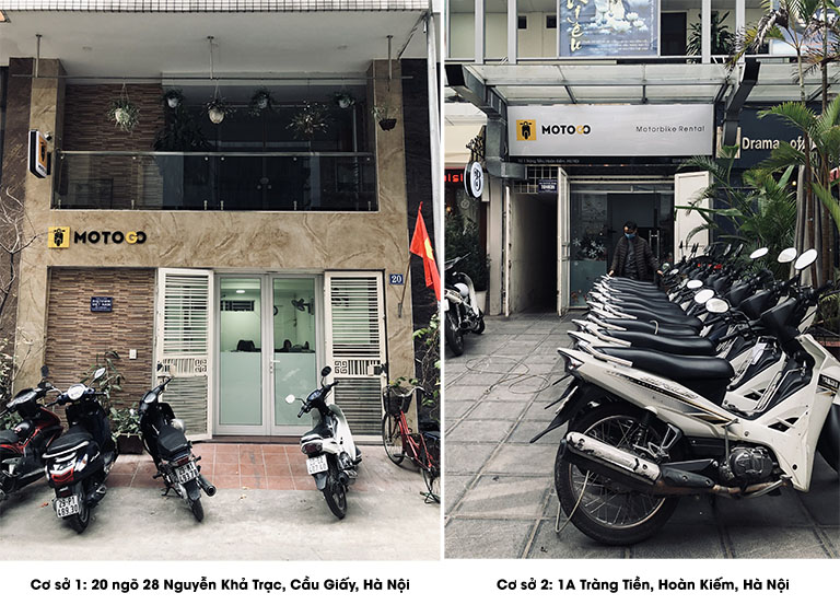 Dịch vụ cho thuê xe máy tại Hà Nội của MOTOGO